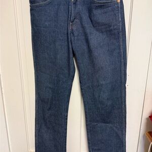 Levi's Men's Straight Fit Dark Blue Jeans